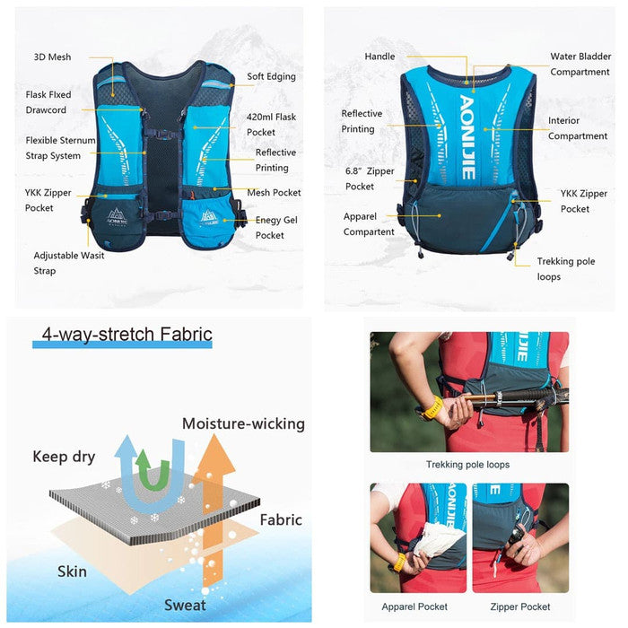 Aonijie C9102/C9102S Running Vest 5L