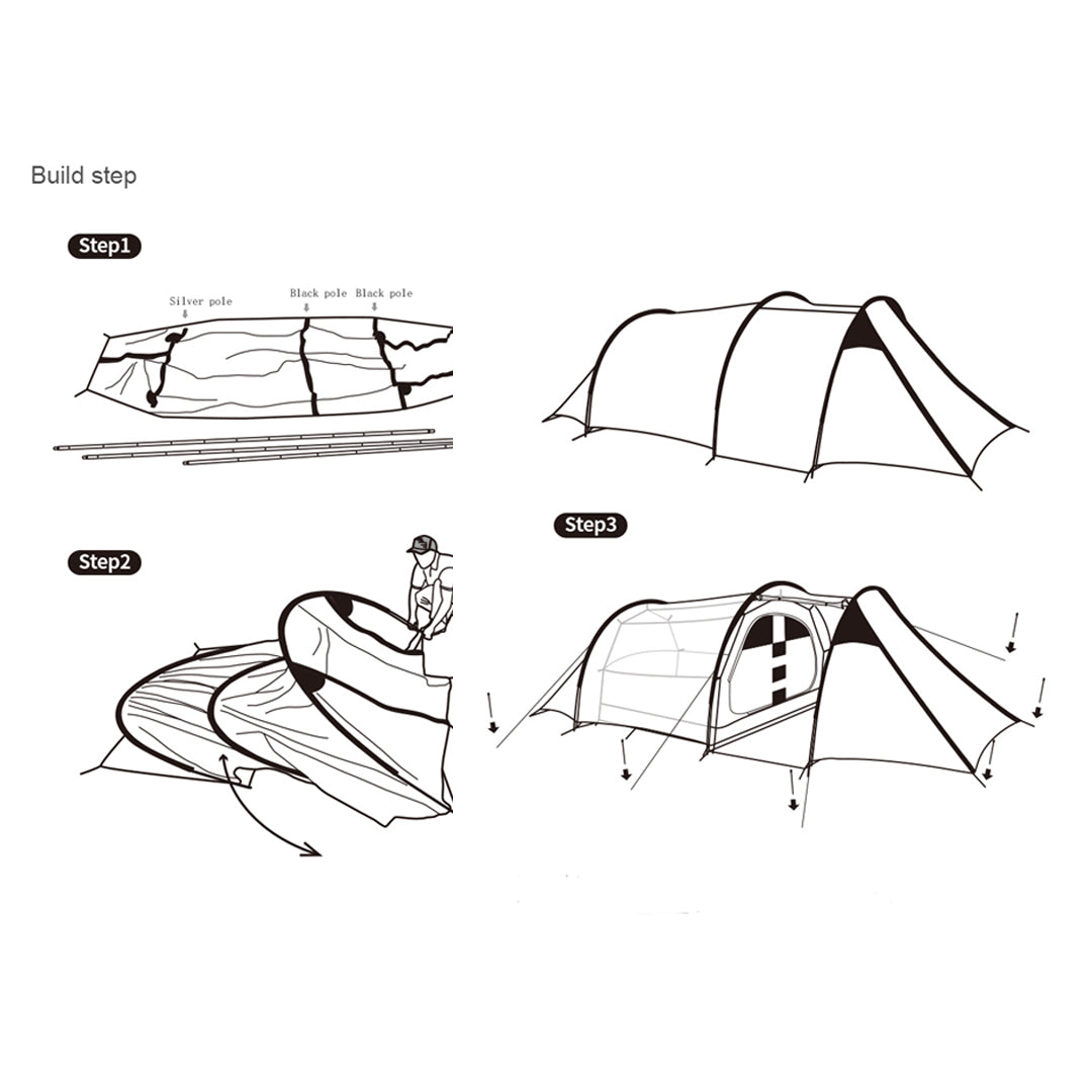 Naturehike Tent Cloud Tourer NH19ZP013