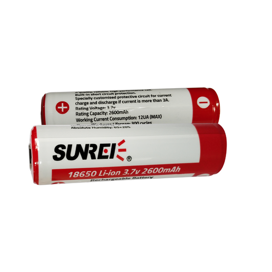 Sunrei Battery Lithium Li-Ion 2600 mAH w/ Protection Board