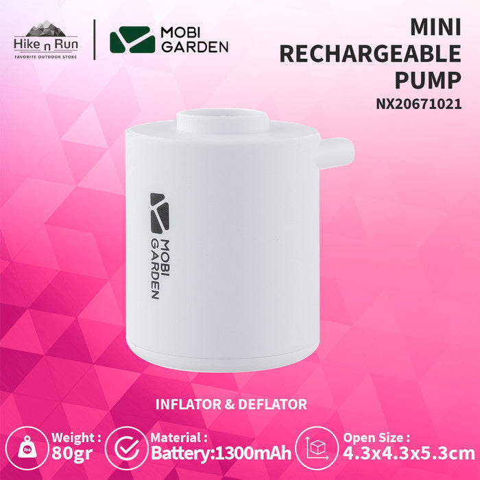 Pompa Mini Mobi Garden NX20671021 Portable Rechargeable Air Pump