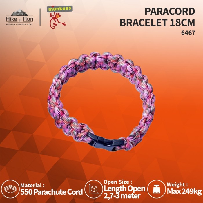 Gelang Tali Paracord Munkees 6463 6467 6468 Paracord Bracelet 3 Meter