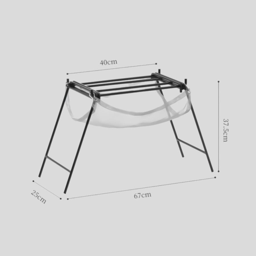 Rak Gantung Masak Naturehike NH21JU133 Iron Fire Rack With Grill Net