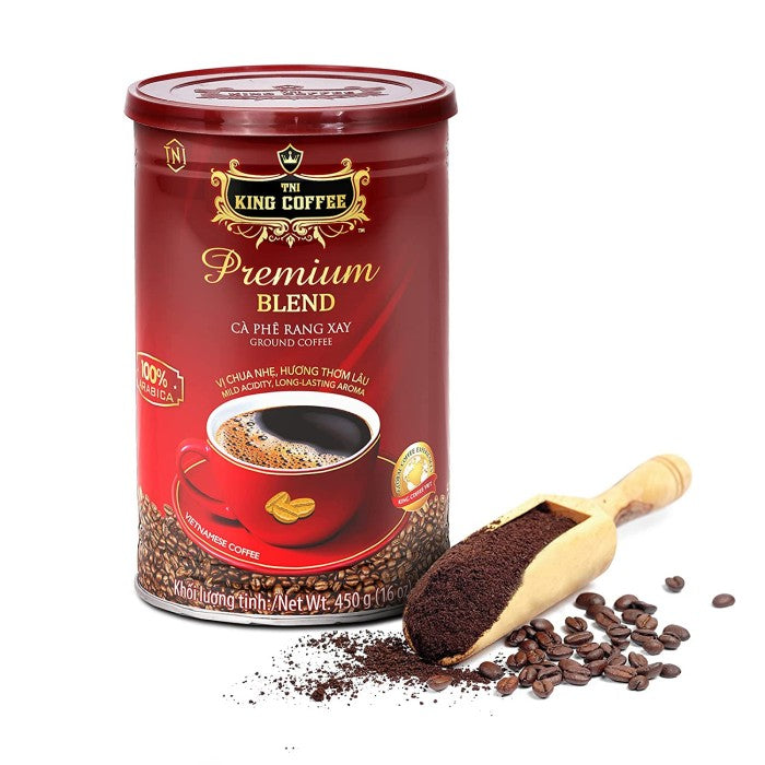 KOPI VIETNAM KING COFFEE PREMIUM BLEND 450G GROUND COFFEE TRUNG NGUYEN