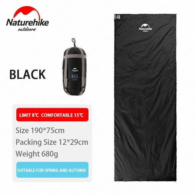 Naturehike NH15S003-D LW180-Mini Sleeping Bag Hangat hingga 8⁰C