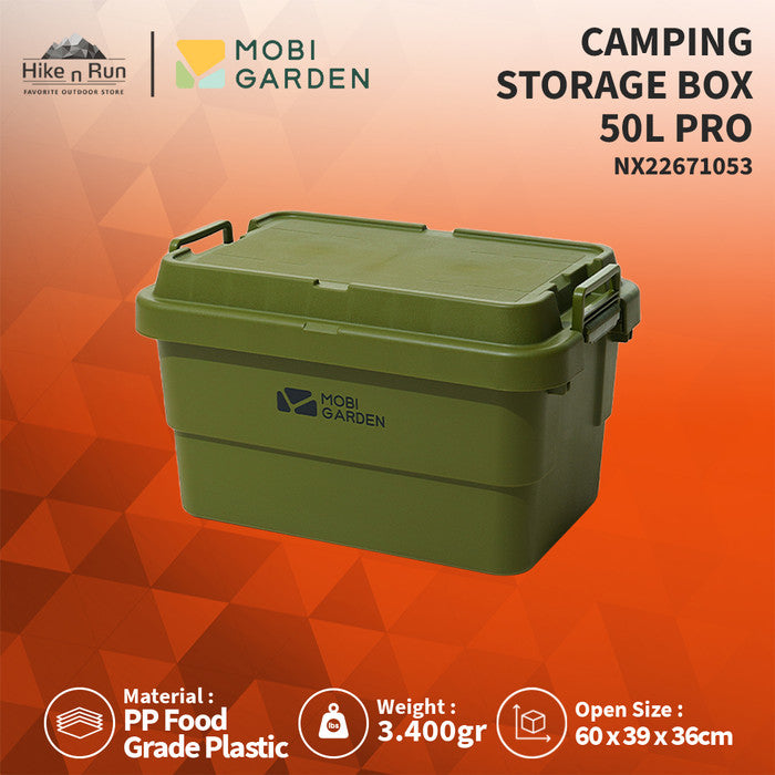 Box Penyimpanan Mobi Garden NX22671053 Camping Storage Box 50L Pro