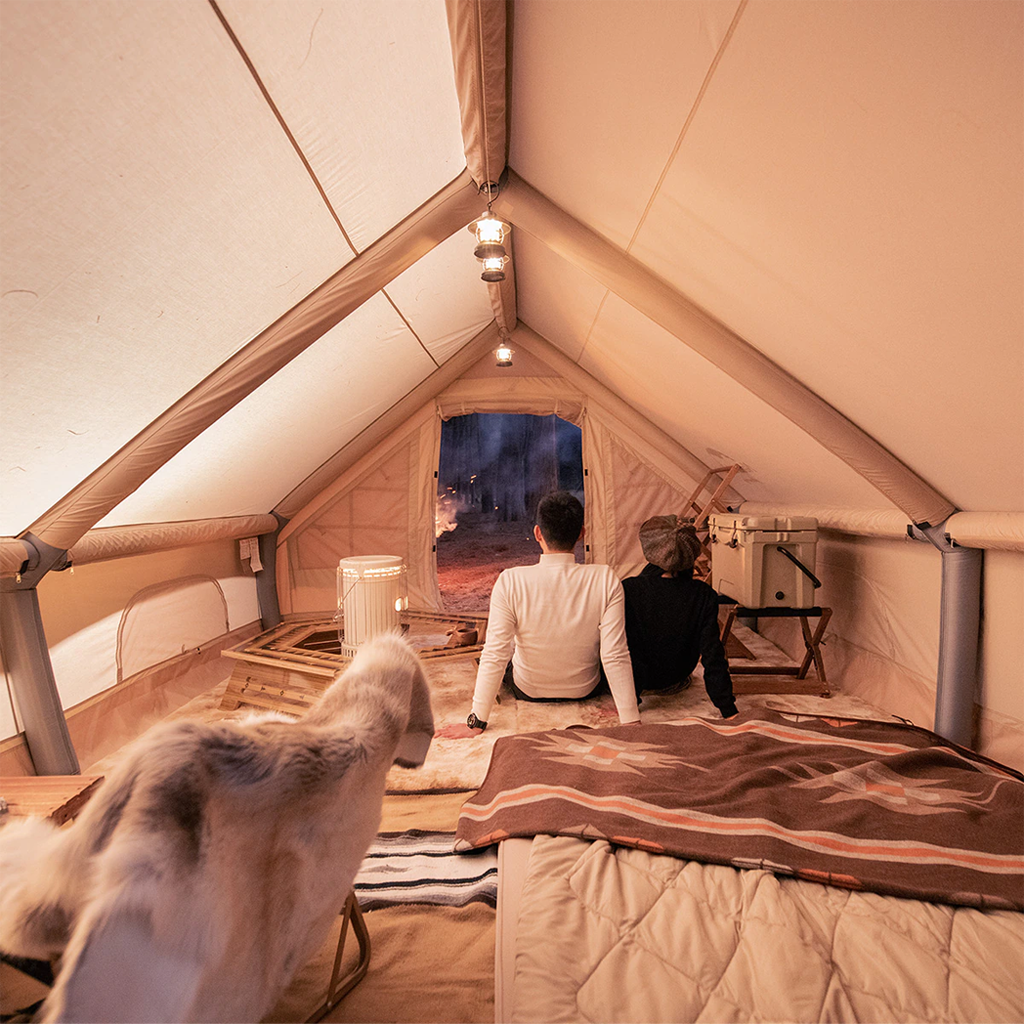 PREORDER!!! Tenda Camping NH TENT AIR 12.0 INFLATABLE - GOLD - NH20ZP010