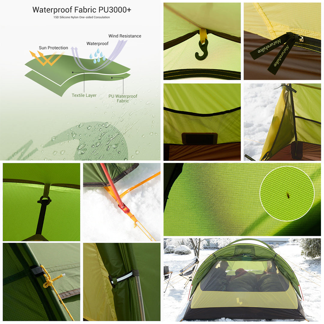 PREORDER!!! Naturehike Tenda Ultralight 2P Opalus (15D) NH20ZP001