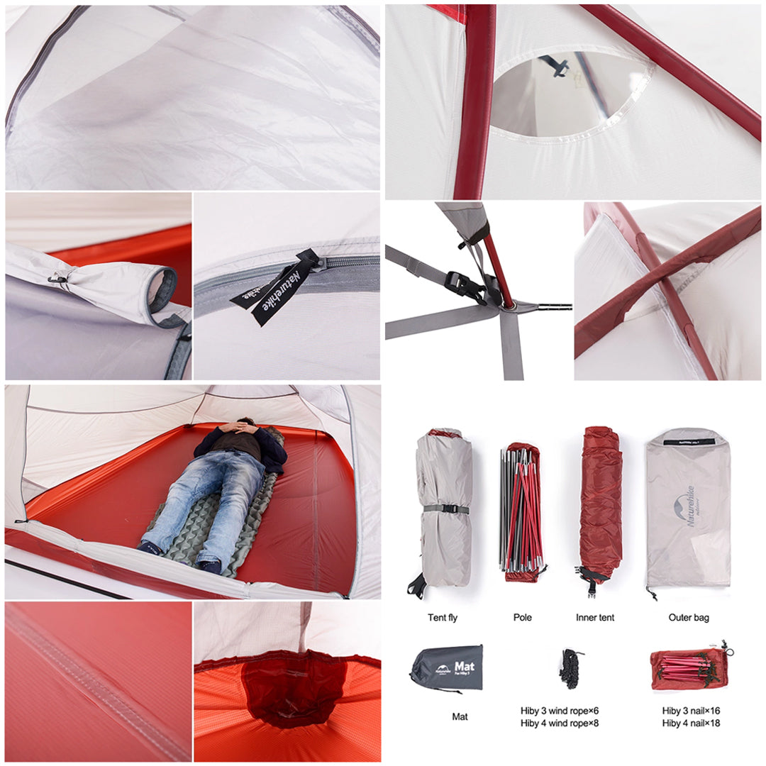 Naturehike Hiby Tent Upgrade 3P 20D NH19ZP016