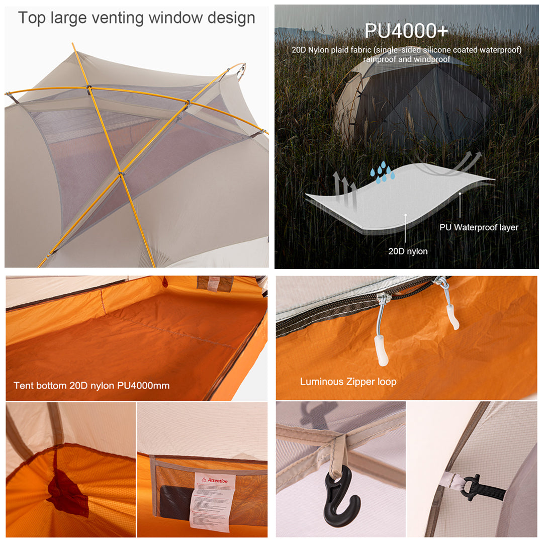 Naturehike Nebula Tent 2P 20D NH19ZP011