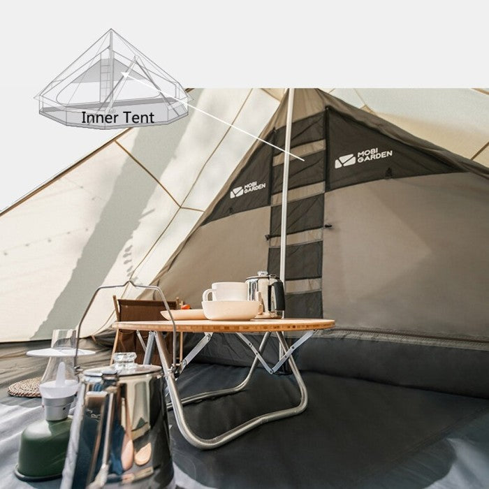 Tenda Camping Mobi Garden NX20561036 ERA 260 Glamping Tent +Mat  NX21672014+Inner NX20672050