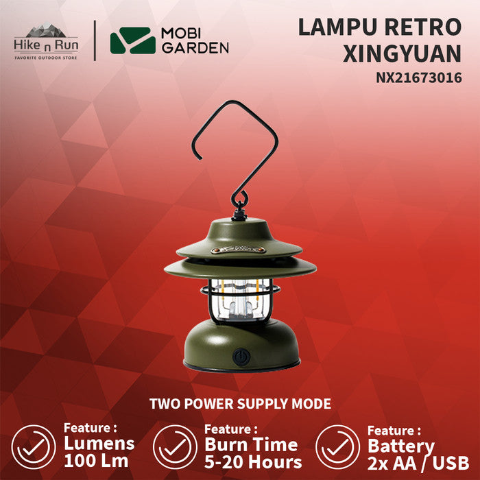 Lampu Gantung Mobi Garden NX21673016 Xingyuan Camping Retro Light