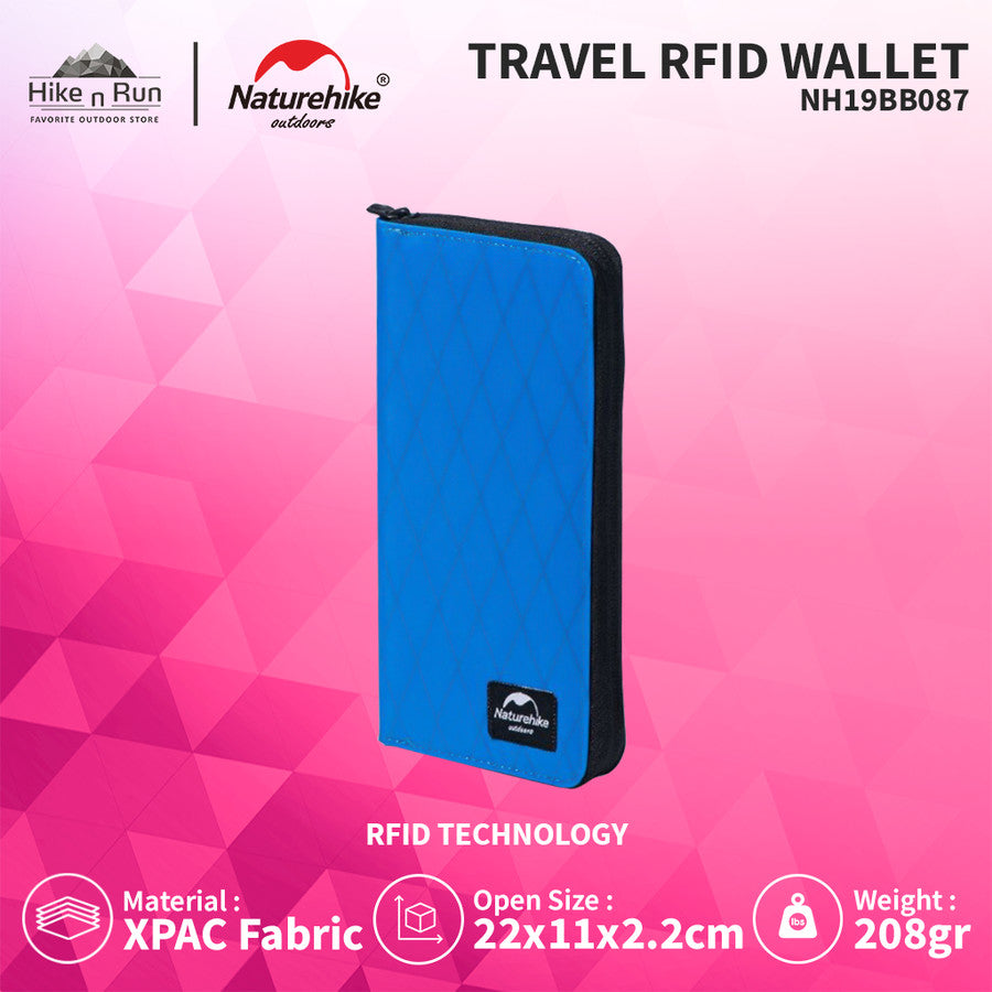 Dompet Anti Maling Naturehike ZT07 NH19BB087 Travel RFID Wallet