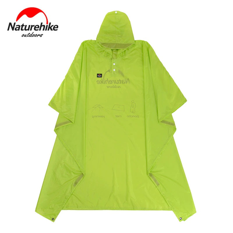 Naturehike NH17D002-M Jas Hujan Poncho 3 in 1 210T