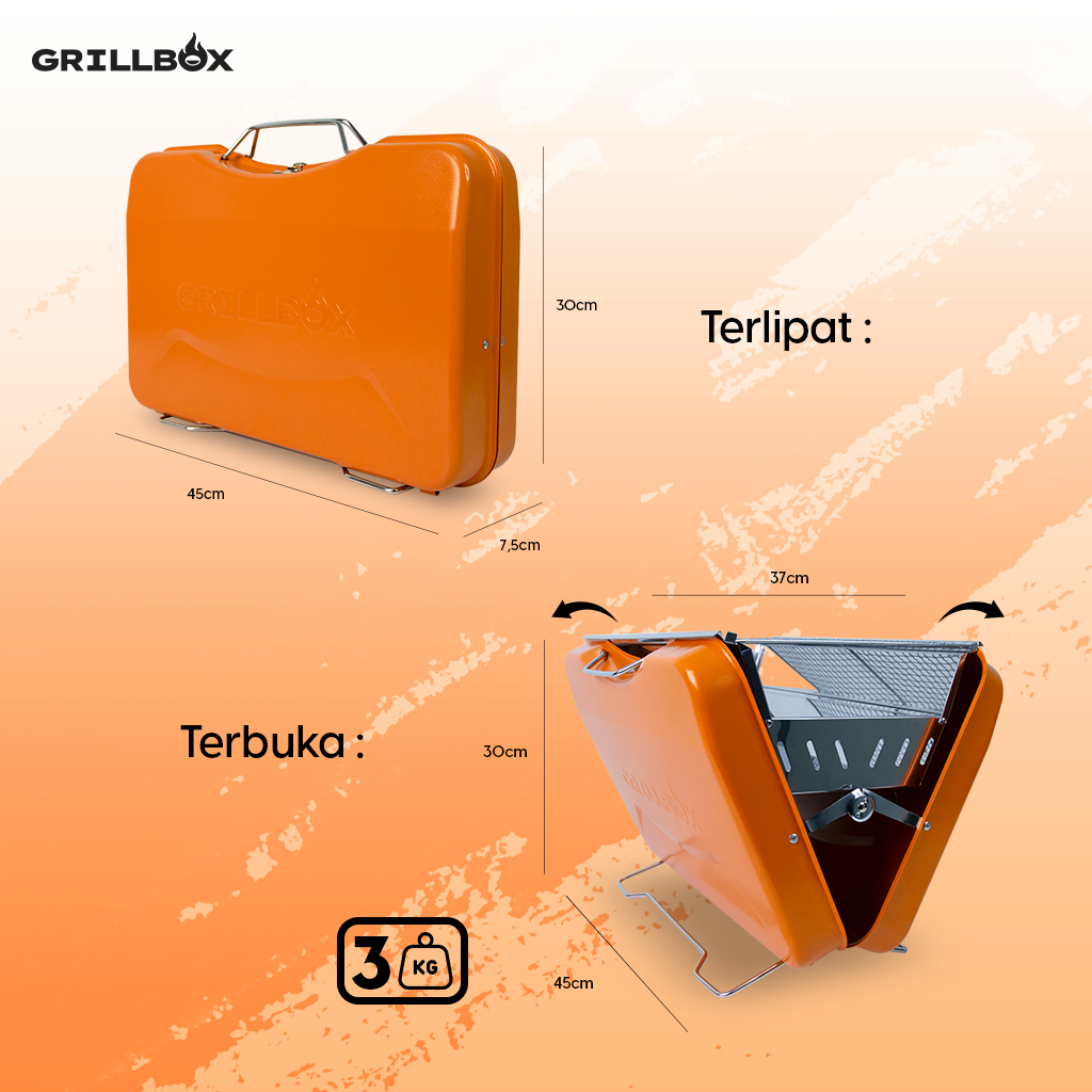 Grillbox Panggangan Barbeque GB21001