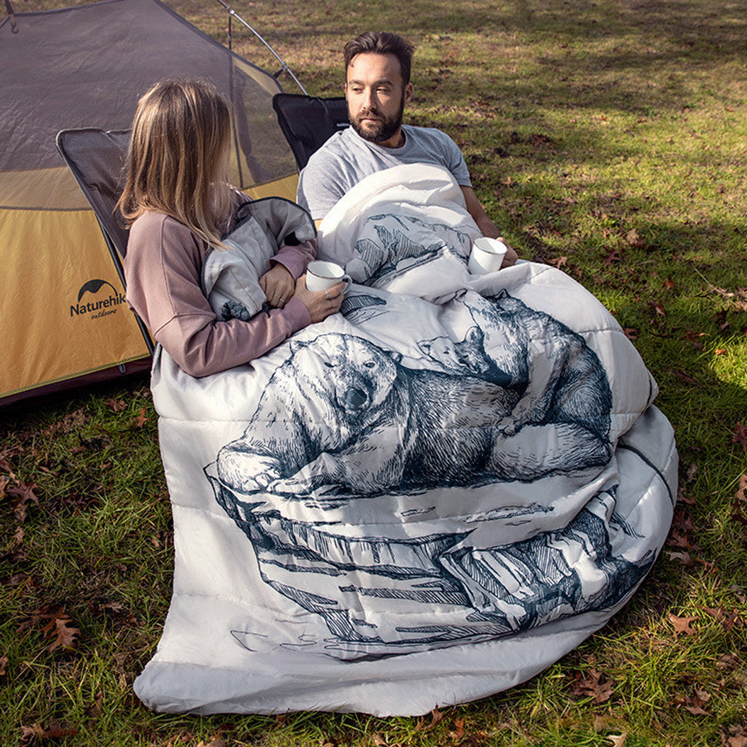 Naturehike Sleeping Bag Double with Pillow NH19S016-D