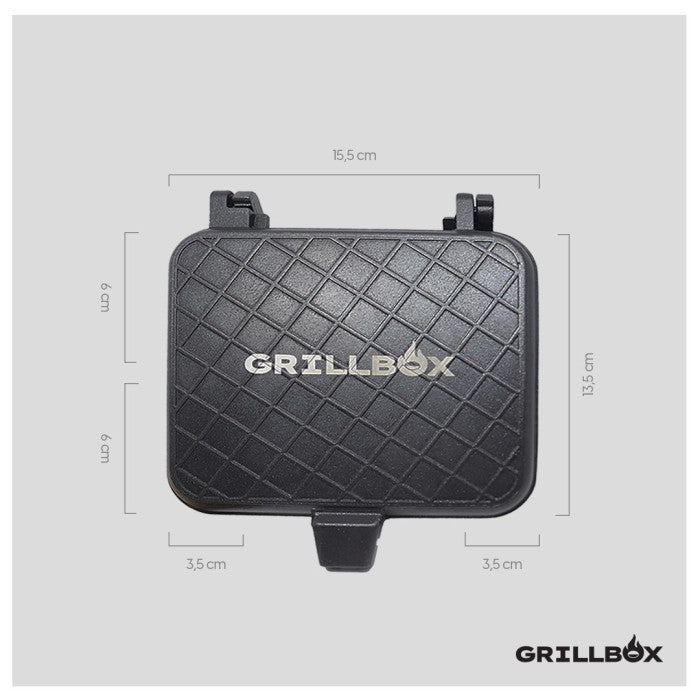 PEMANGGANG ROTI ANTI LENGKET GRILLBOX HNR2200008 DOUBLE-SIDED TOASTER MAKER PAN