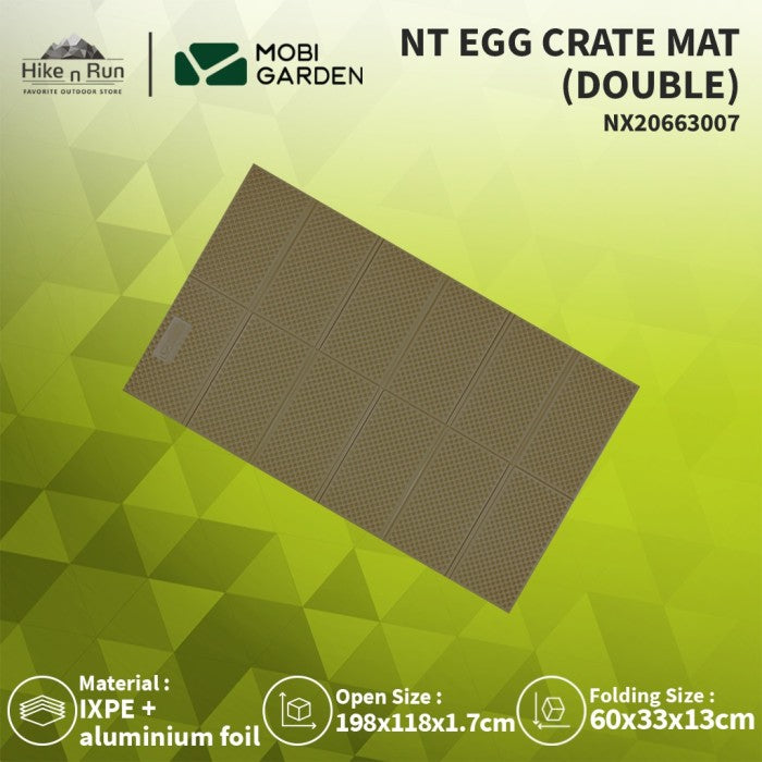 Matras Lipat Double Mobi Garden NX20663007 Egg Crate NT Camping Mat