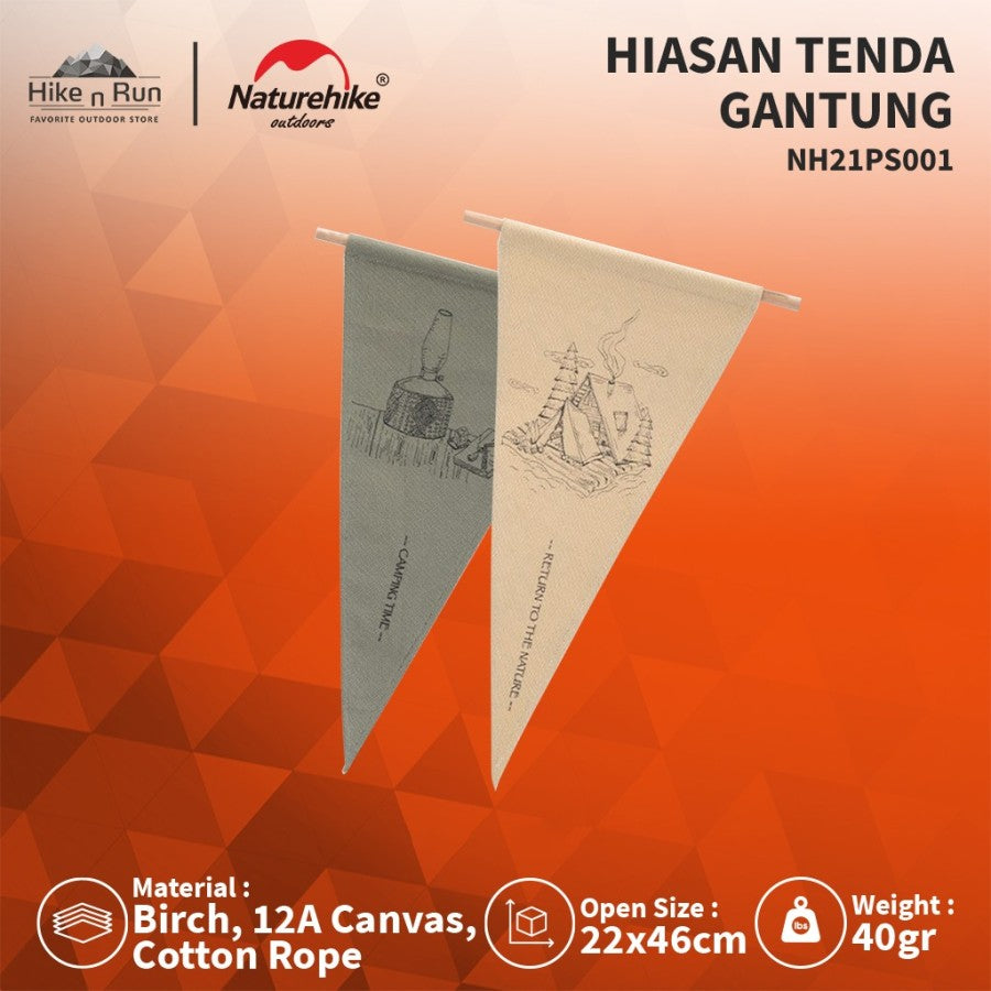 Hiasan Tenda Gantung Naturehike NH21PS001 Hanging Tent Flag