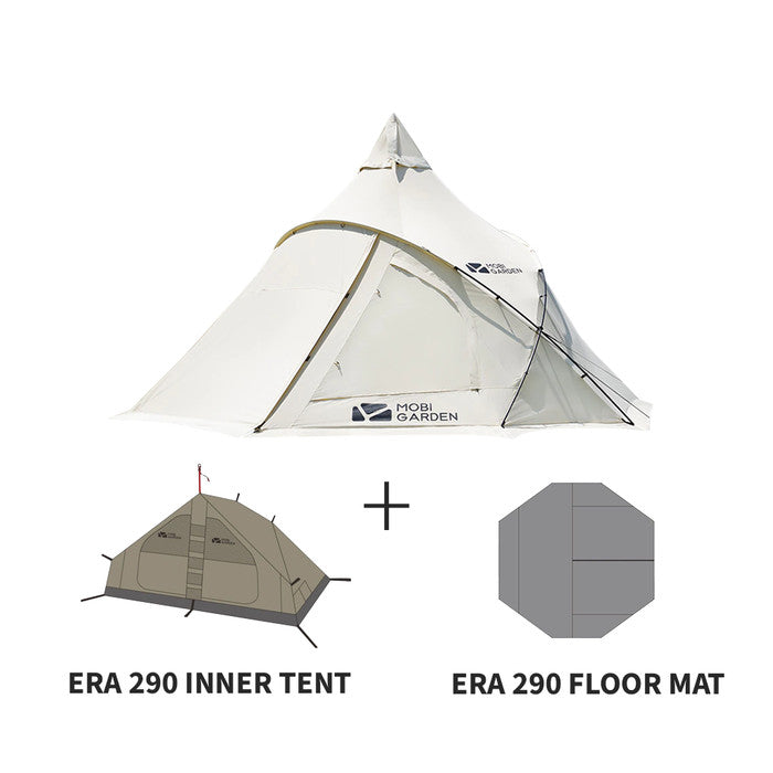 Tenda Camping Mobi Garden NX20561010 ERA 290 Glamping Tent + Mat NX20672011+ Inner  NX20672012