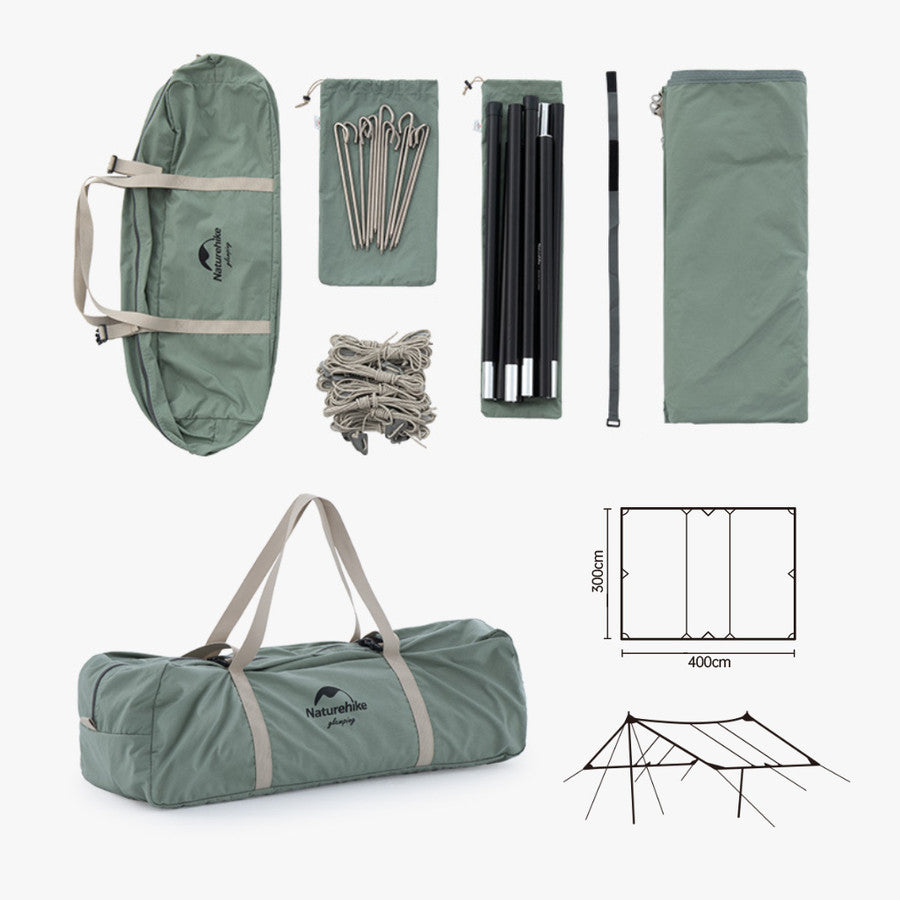 Naturehike NH21YW152 Tenda Kanopi Noun Canopy Tent With Poles