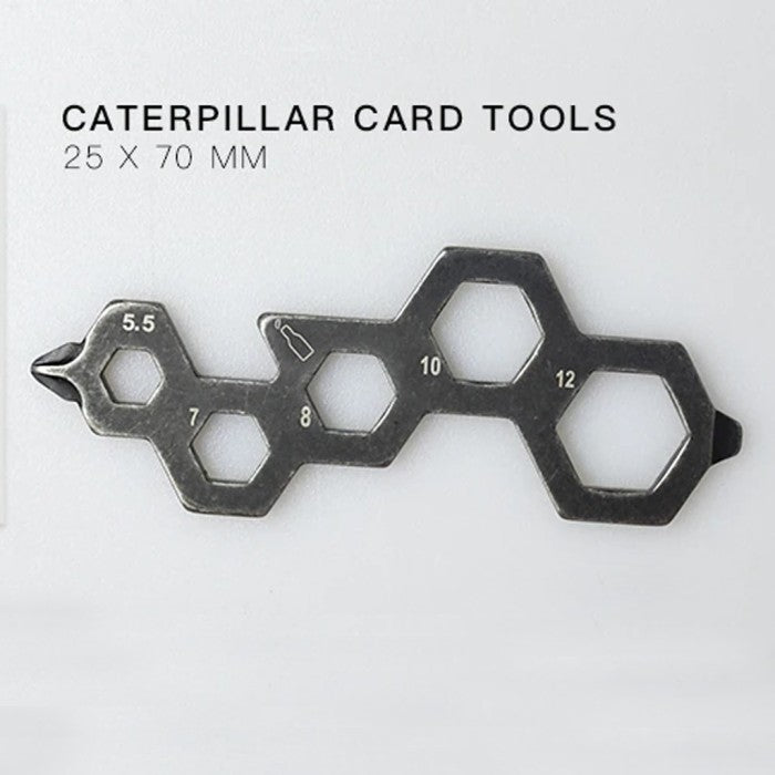 Alat Multifungsi Munkees 2539 Caterpillar Card Tools