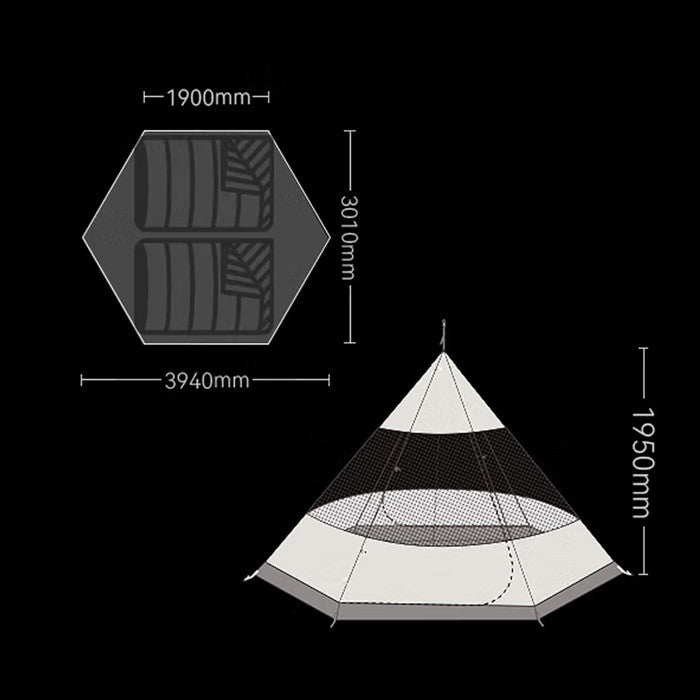Blackdeer Ruang Tidur Tenda Inner Tent Night Elf TeePee - BD12211155