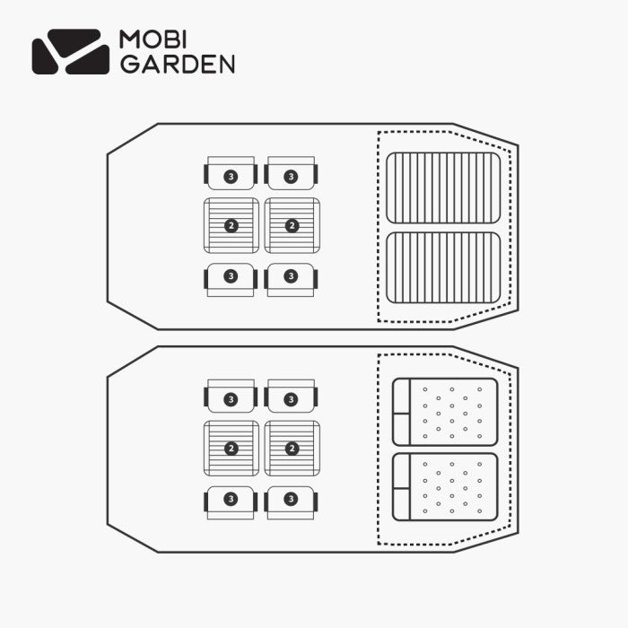 Mobi Garden Sojourn Tenda Glamping NX20561032G00799