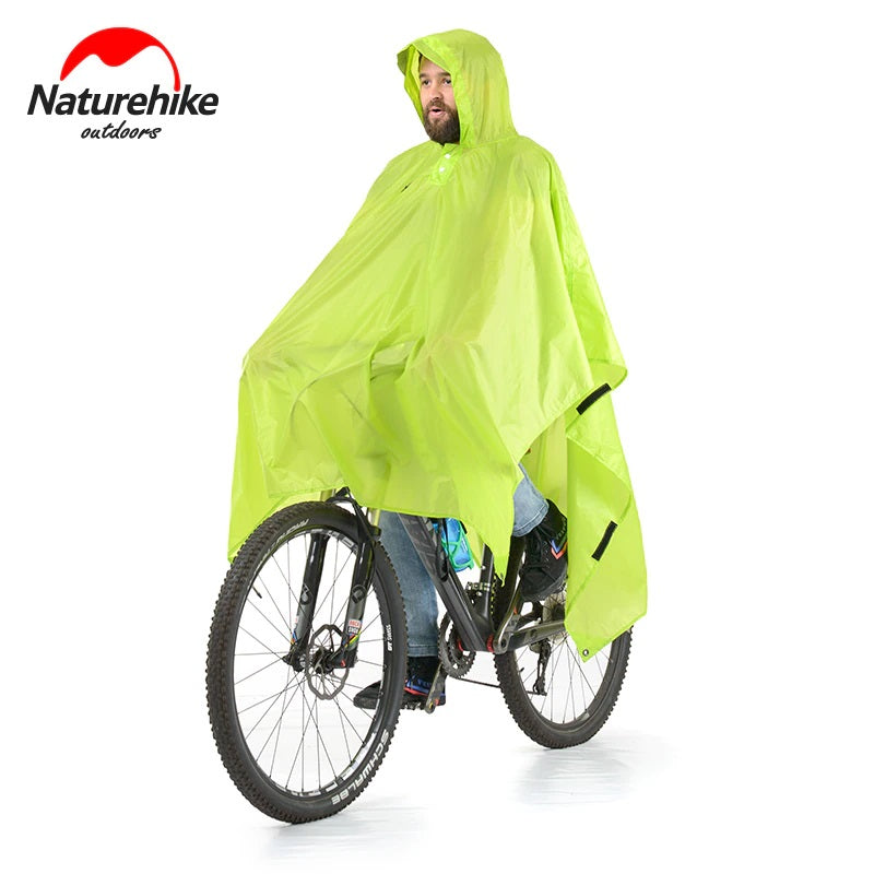 Naturehike NH17D002-M Jas Hujan Poncho 3 in 1 210T