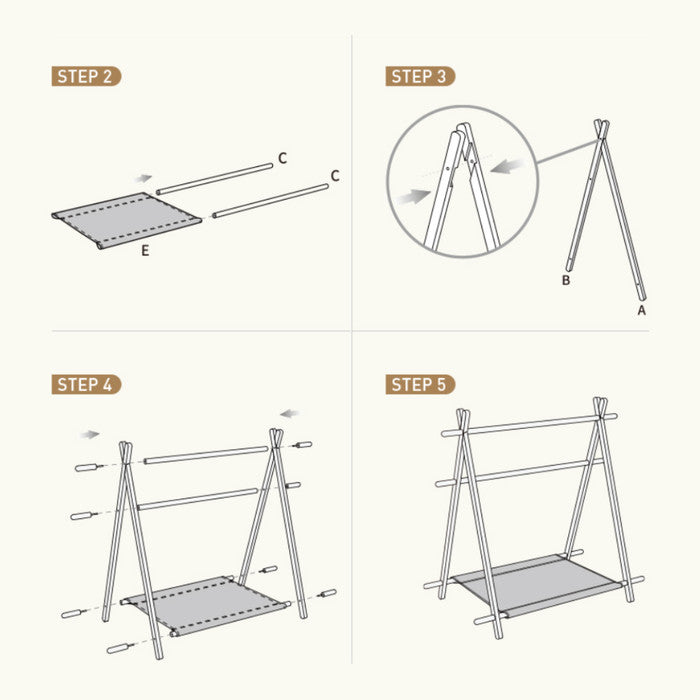 Mobi Garden Rak Gantung  Rongchuan Portable Shelf NX21665029