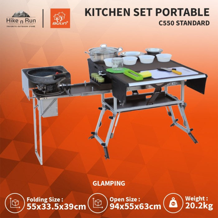 PREORDER!!! Dapur Portable Bulin C550 Kitchen Set Standard