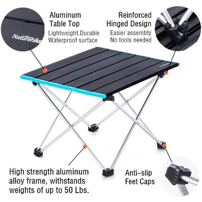 Naturehike Aluminium Folding Table M FT08 NH19Z008-Z