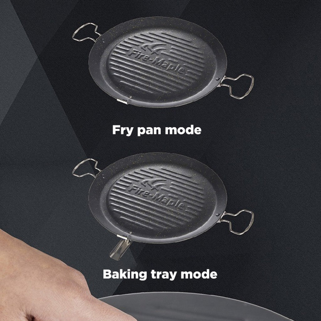 FireMaple Portable Grill Pan Panci Panggang Anti Lengket