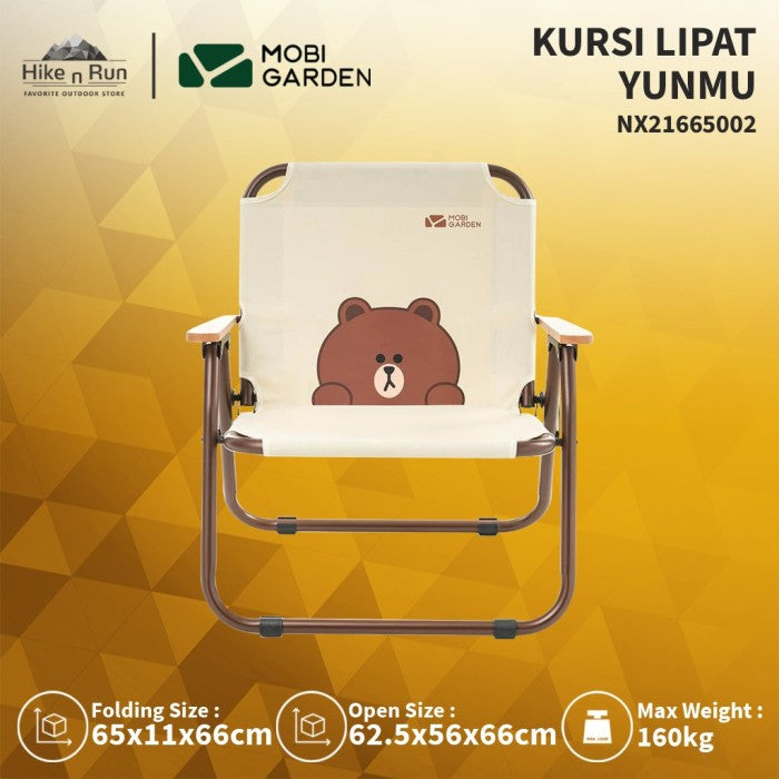 Kursi Lipat Camping Mobi Garden NX21665002 Yunmu Folding Chair