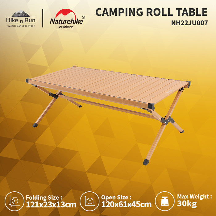 DISCONTINUE!!! Meja Lipat Naturehike FT10 NH22JU007 Portable Alu Alloy Roll Table