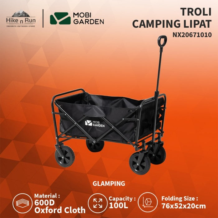 Troli Lipat Mobi Garden NX20671010 Folding Starry Camping Trolley Cart