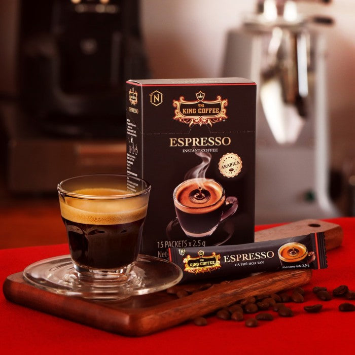 DUS Karton King Coffee Espresso Instant - 24 box Per box Isi 15 Sachet