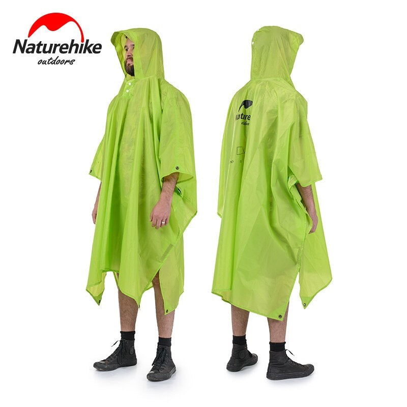 Naturehike NH17D002-M Jas Hujan Poncho 3 in 1 210T