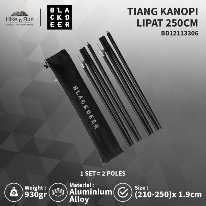 Tiang Kanopi Blackdeer BD1211330 Folding Alloy Canopy Pole