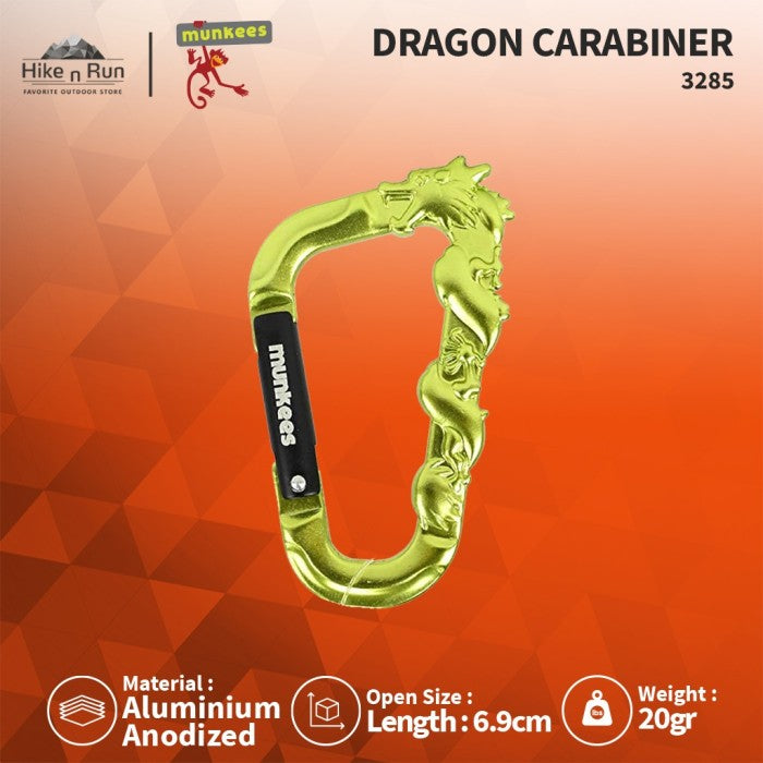 Aksesoris Carabiner Munkees 3285 3D Dragon Carabiner