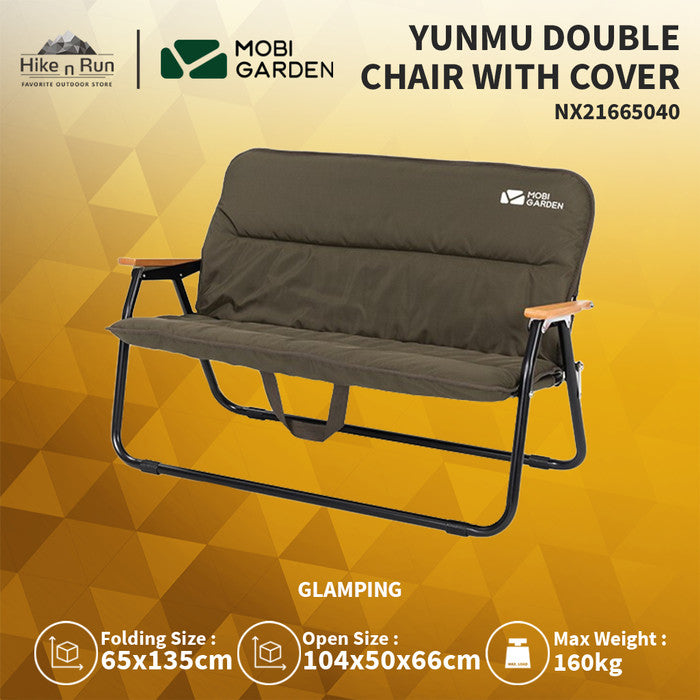 Kursi Lipat Mobi Garden NX21665040 Yunmu Double Chair With Seat Cover