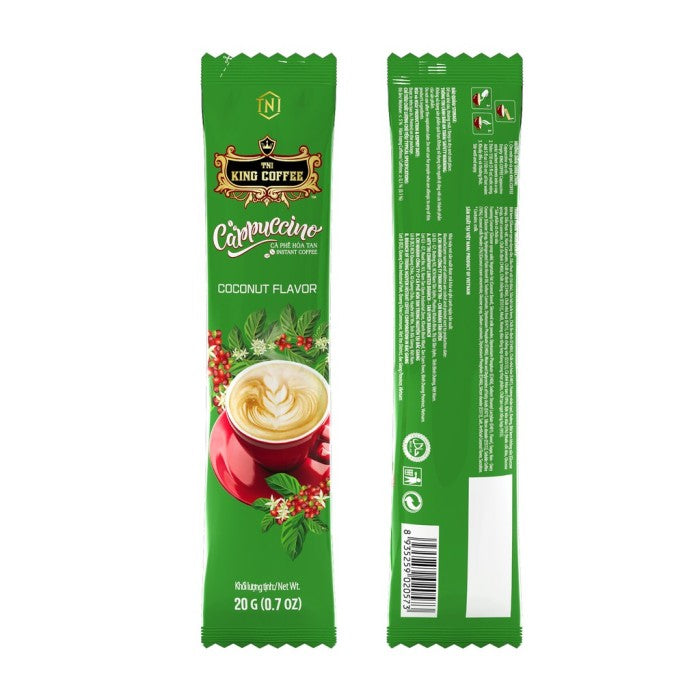 KOPI VIETNAM KING COFFEE CAPPUCCINO INSTANT COCONUT FLAVOR G7 12 STIKS