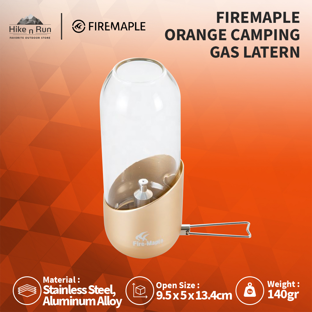 LAMPU GAS FIREMAPLE ORANGE CAMPING GAS LANTERN