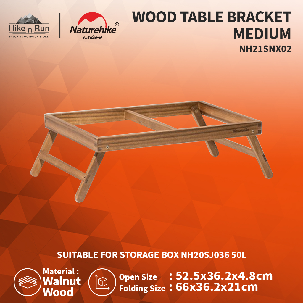 Bracket Meja Naturehike NH21SNX02 Walnut Wood