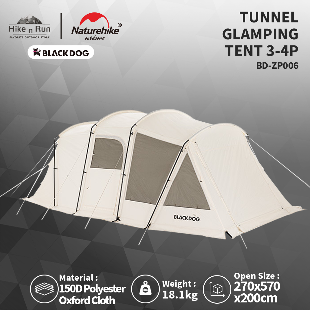 BLACKDOG TENDA  CAMPING TUNNEL BD-ZP006 DISCONTINUE