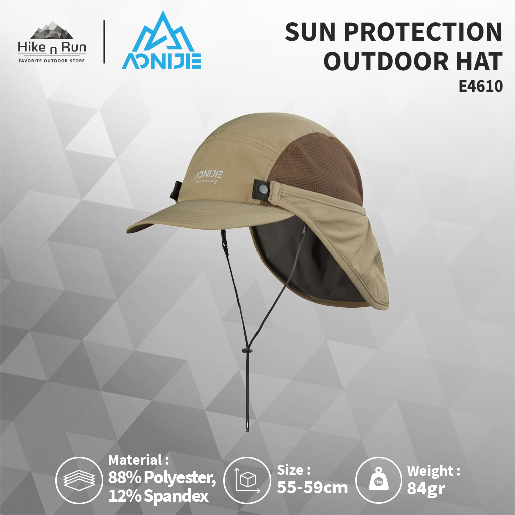 TOPI LIPAT SERBAGUNA AONIJIE E4610 SUN PROTECTION OUTDOOR HAT