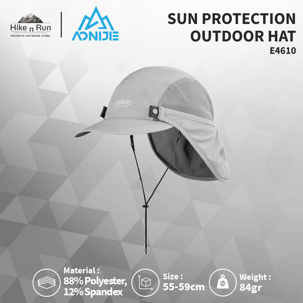 TOPI LIPAT SERBAGUNA AONIJIE E4610 SUN PROTECTION OUTDOOR HAT