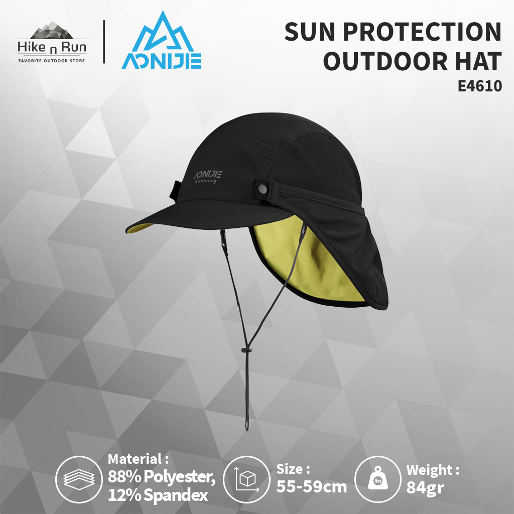 TOPI LIPAT SERBAGUNA AONIJIE E4610 SUN PROTECTION OUTDOOR HAT