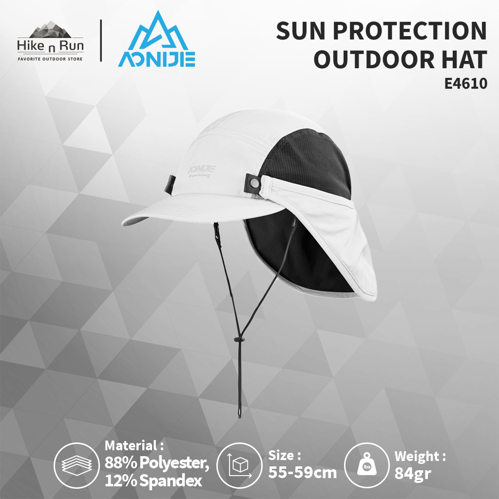 TOPI LIPAT SERBAGUNA AONIJIE E4610 SUN PROTECTION OUTDOOR HAT