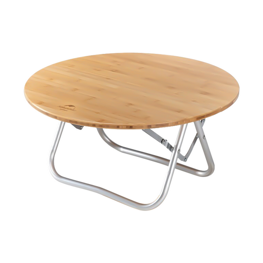 Meja Lipat Bamboo Naturehike NH19JJ003 Folding Round Table