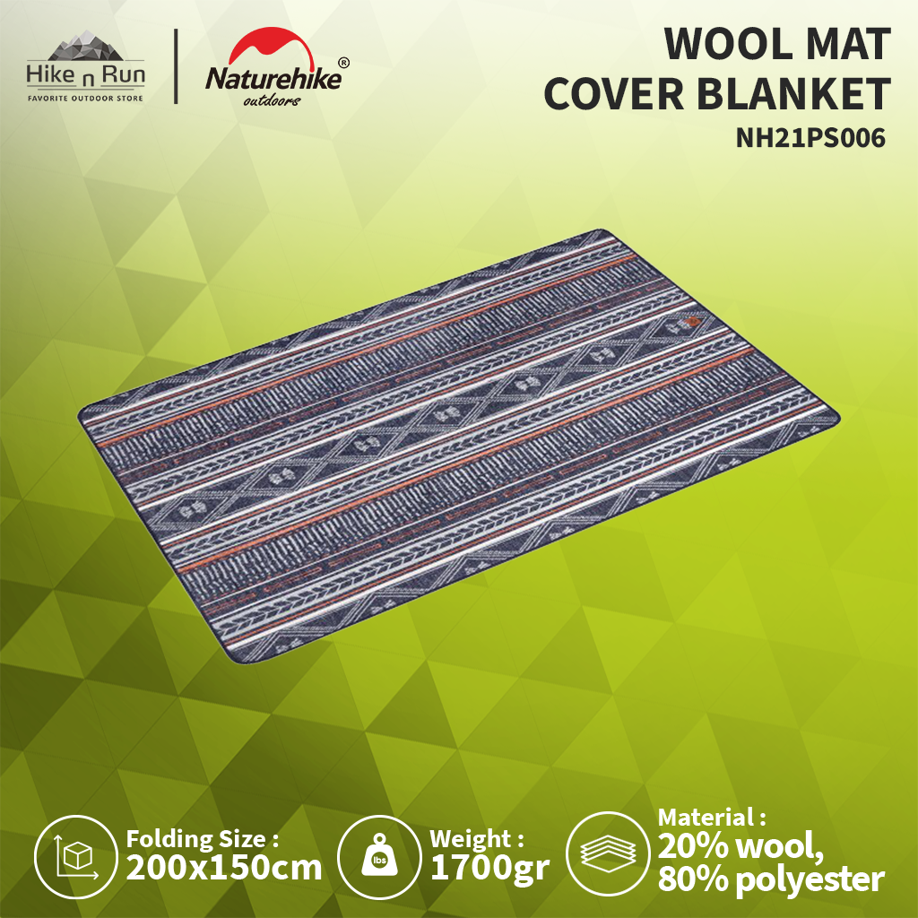 SELIMUT HANGAT NATUREHIKE NH21PS006 WOOL BLANKET